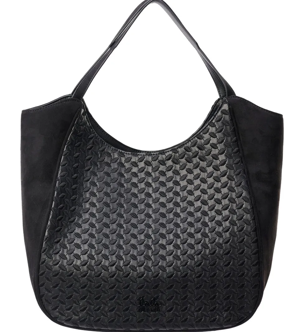 Lala Berlin Shopper - Mar - Heritage Embroidery Black