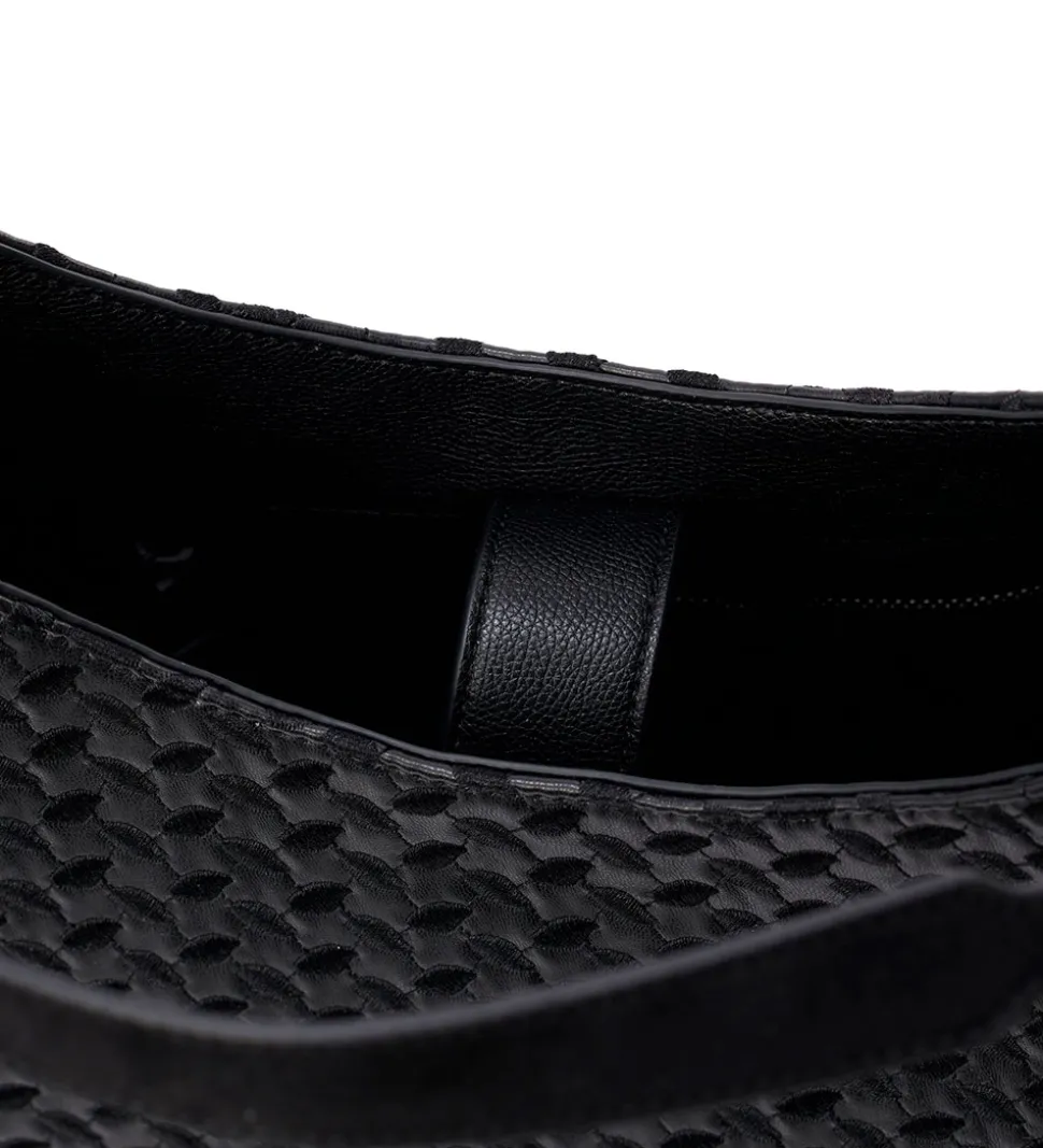 Lala Berlin Shopper - Mar - Heritage Embroidery Black