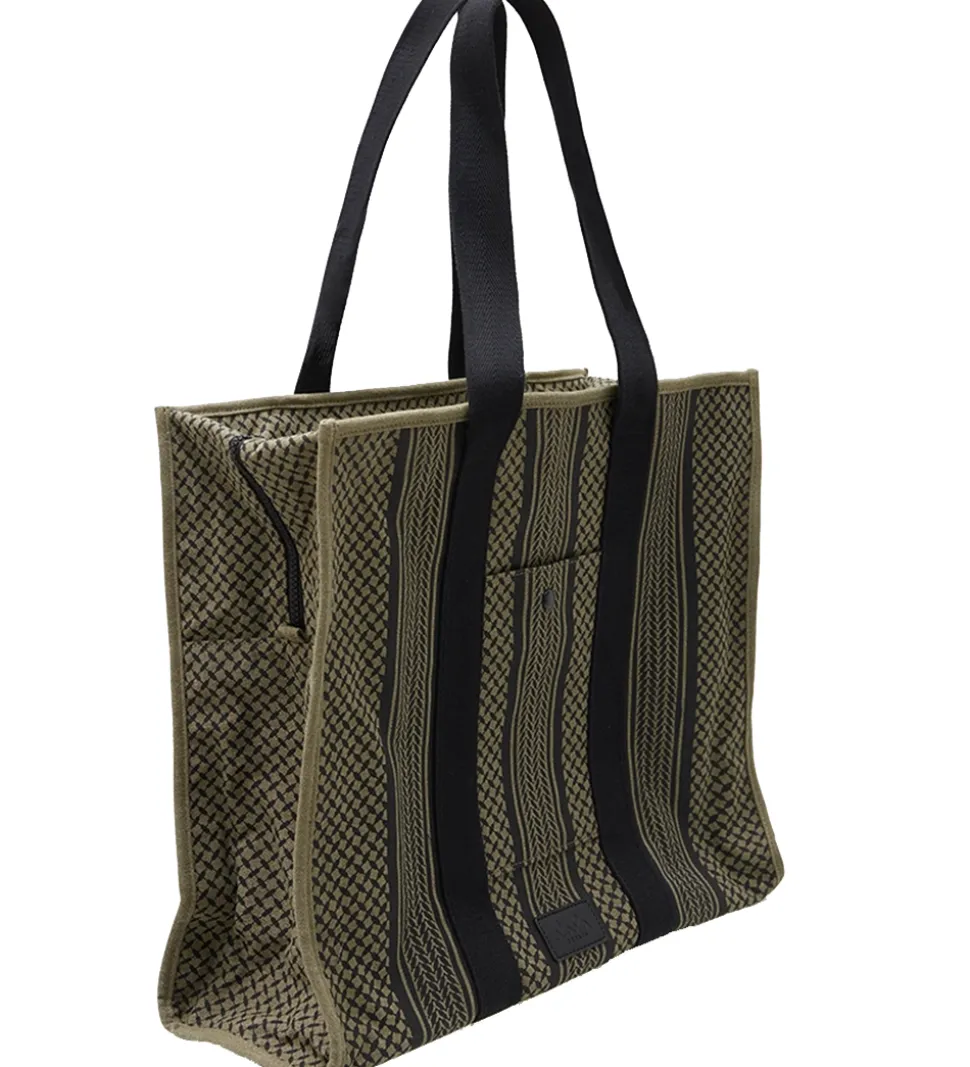 Lala Berlin Shopper - Mason - Olive/Sort