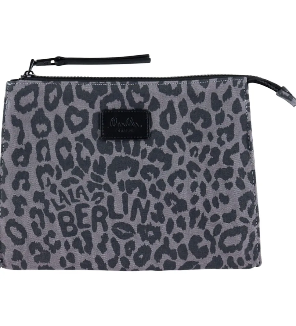 Lala Berlin Toilettaske - Pili - Asphalt Leo