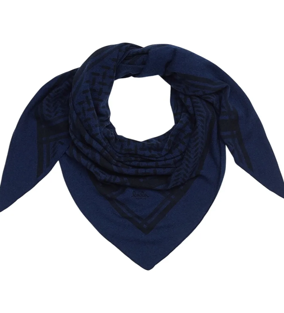 Lala Berlin Tørklæde - Triangle Trinity M - 162x85 - Inchiostro