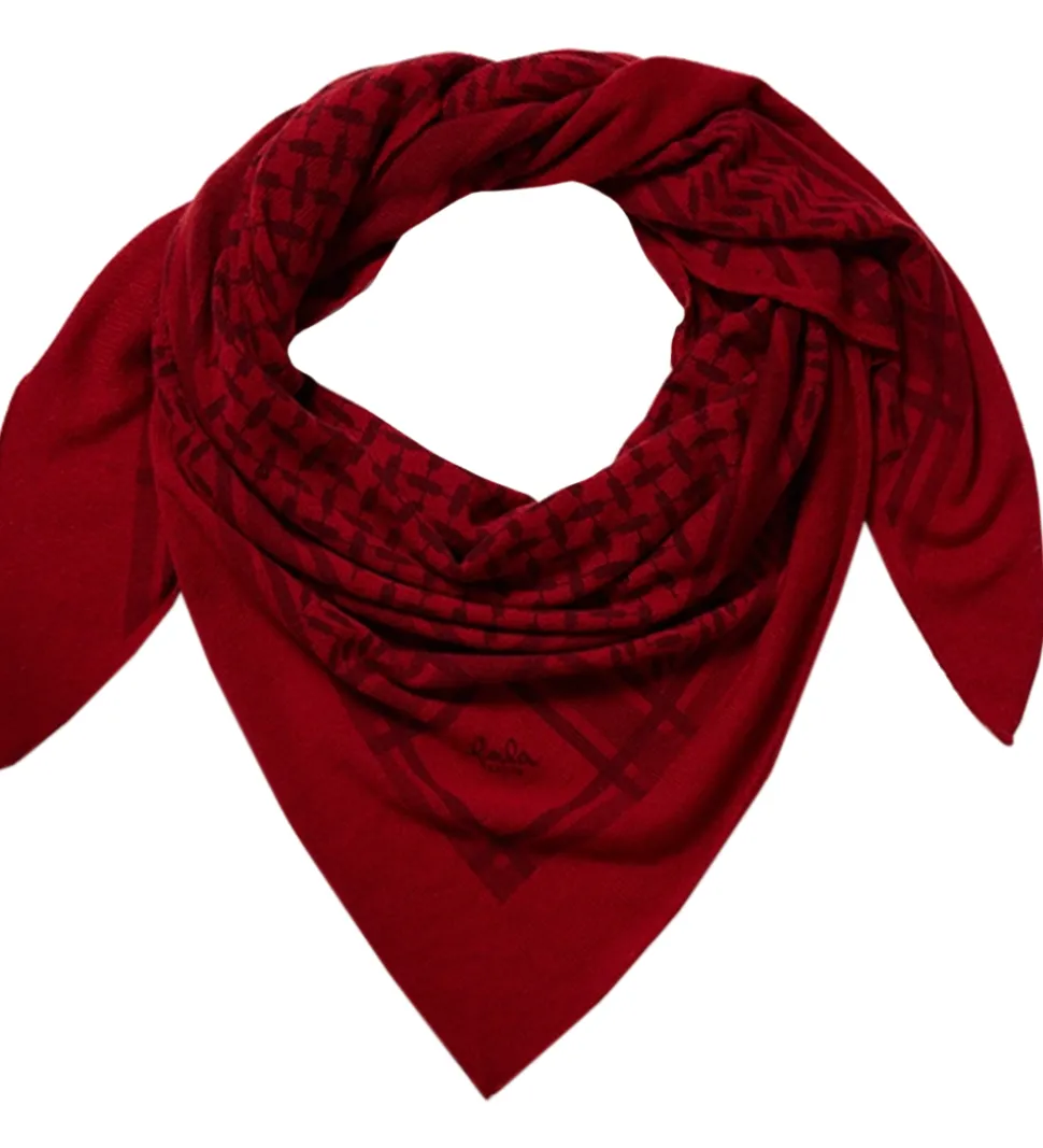 Lala berlin Tørklæde - 162x85 - Triangle Trinity Classic M - Bac