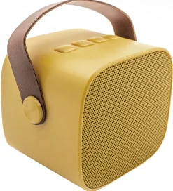 Lalarma Højtaler m. Mikrofon - Trådløs - Karaoke - Gul