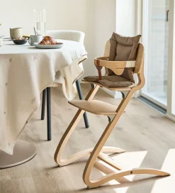 Leander Classic Bøjle til Højstol - Eg Natur m. læderstrop