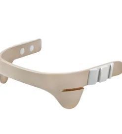 Leander Classic Bøjle til Højstol - Whitewash m. Læderstrop