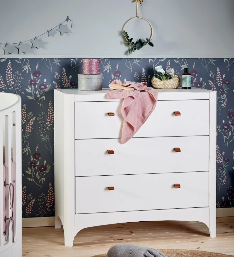 Leander Classic Kommode - 94x50x90 cm - Hvid