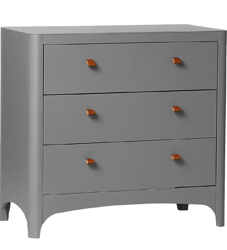 Leander Classic Kommode - 94x50x90 cm - Grå