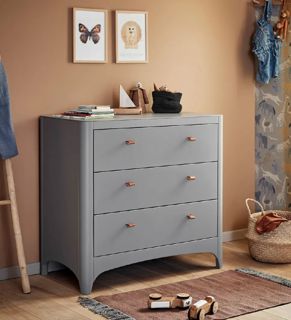 Leander Classic Kommode - 94x50x90 cm - Grå