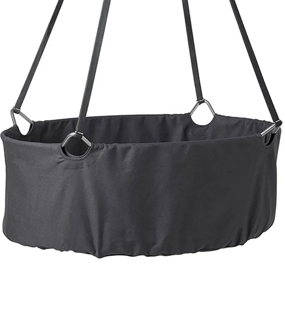 Leander Classic Vugge m. Madras - 83x50x30 cm - Grå