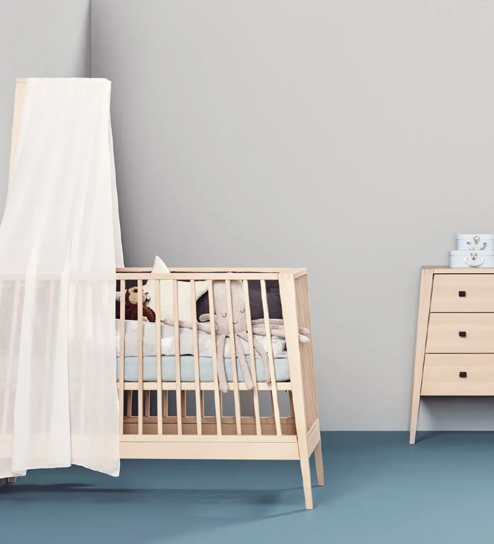 Leander Linea Babyseng - 132x65x90 cm - Bøg