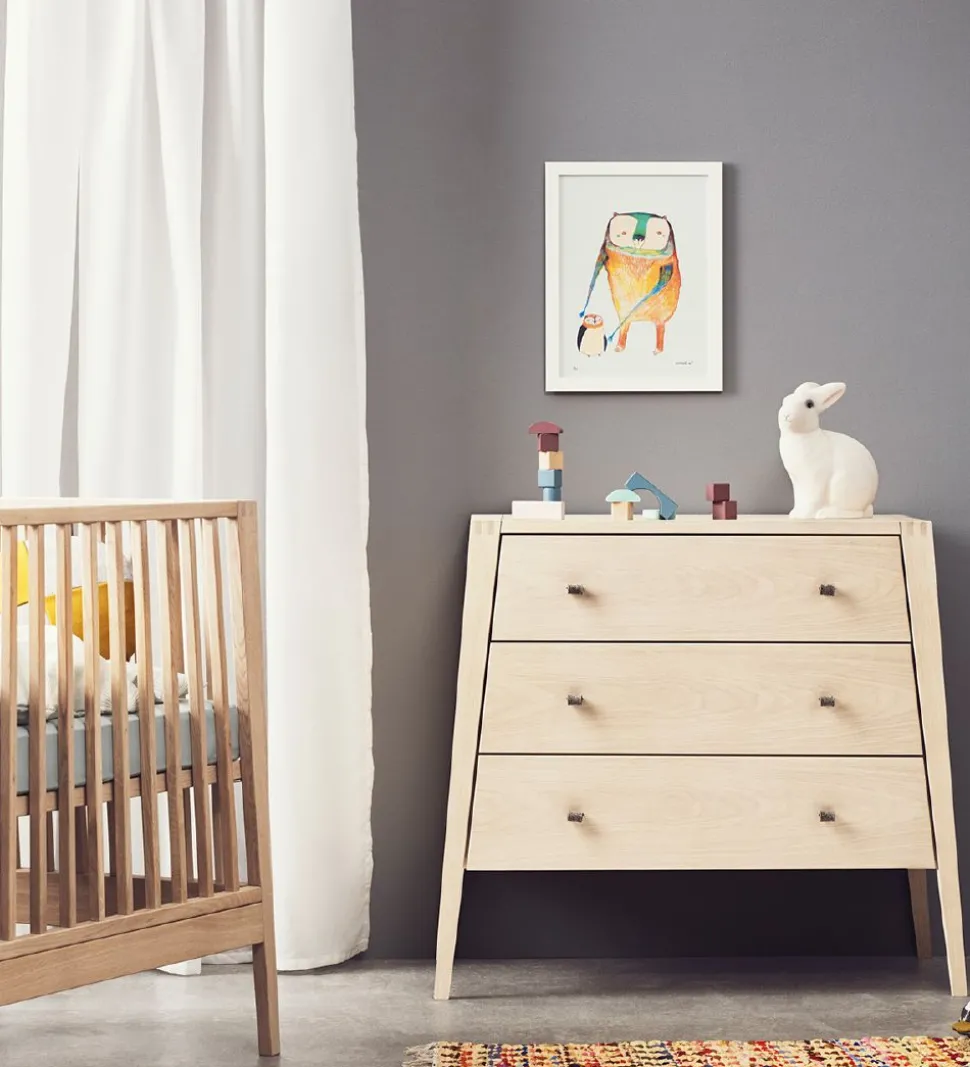 Leander Linea Kommode - 100x50x85 cm - Eg