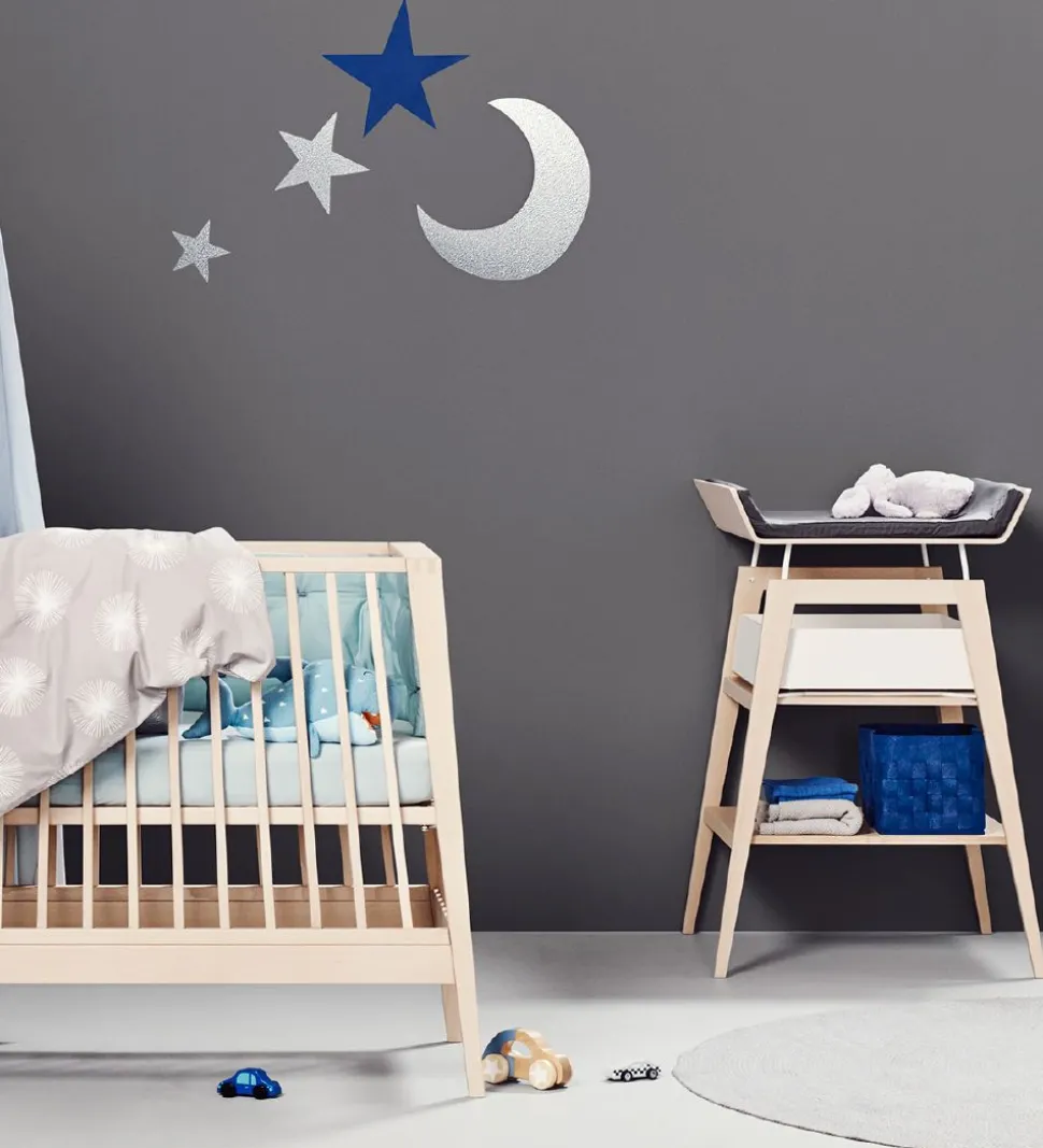 Leander Linea Puslebord m. Hynde - 66,7x72,5x91 cm - Bøg