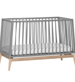Leander Luna Babyseng - 120x60 - Grå/Eg