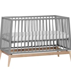 Leander Luna Babyseng - 120x60 - Grå/Eg