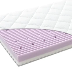 Leander Luna Madras - Comfort +7 - 140x70 cm - Hvid