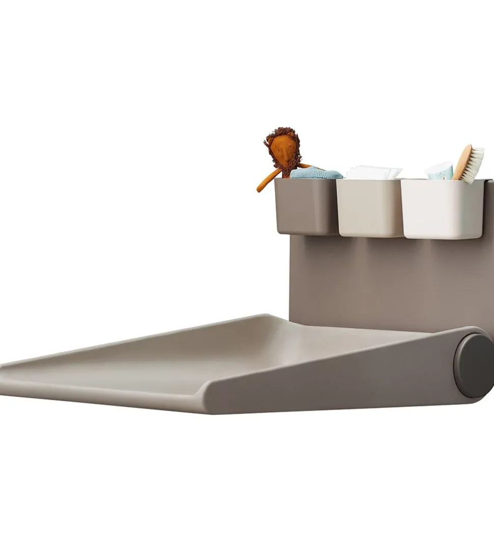 Leander Wally Puslebord - Væghængt - 56x80 cm - Cappuccino