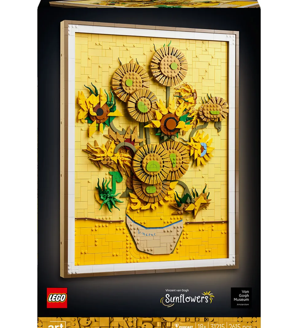 LEGO® Art - Vincent Van Gogh Solsikker 31215 - 2615 Dele