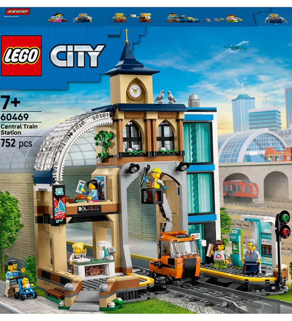 LEGO® City - Hovedbanegård 60469 - 752 Dele