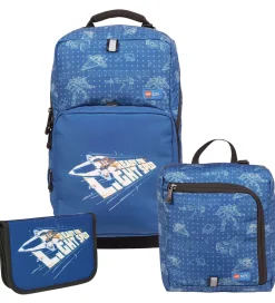 LEGO® City Skoletaskesæt - Space Explorer - 20,5 L - Blå
