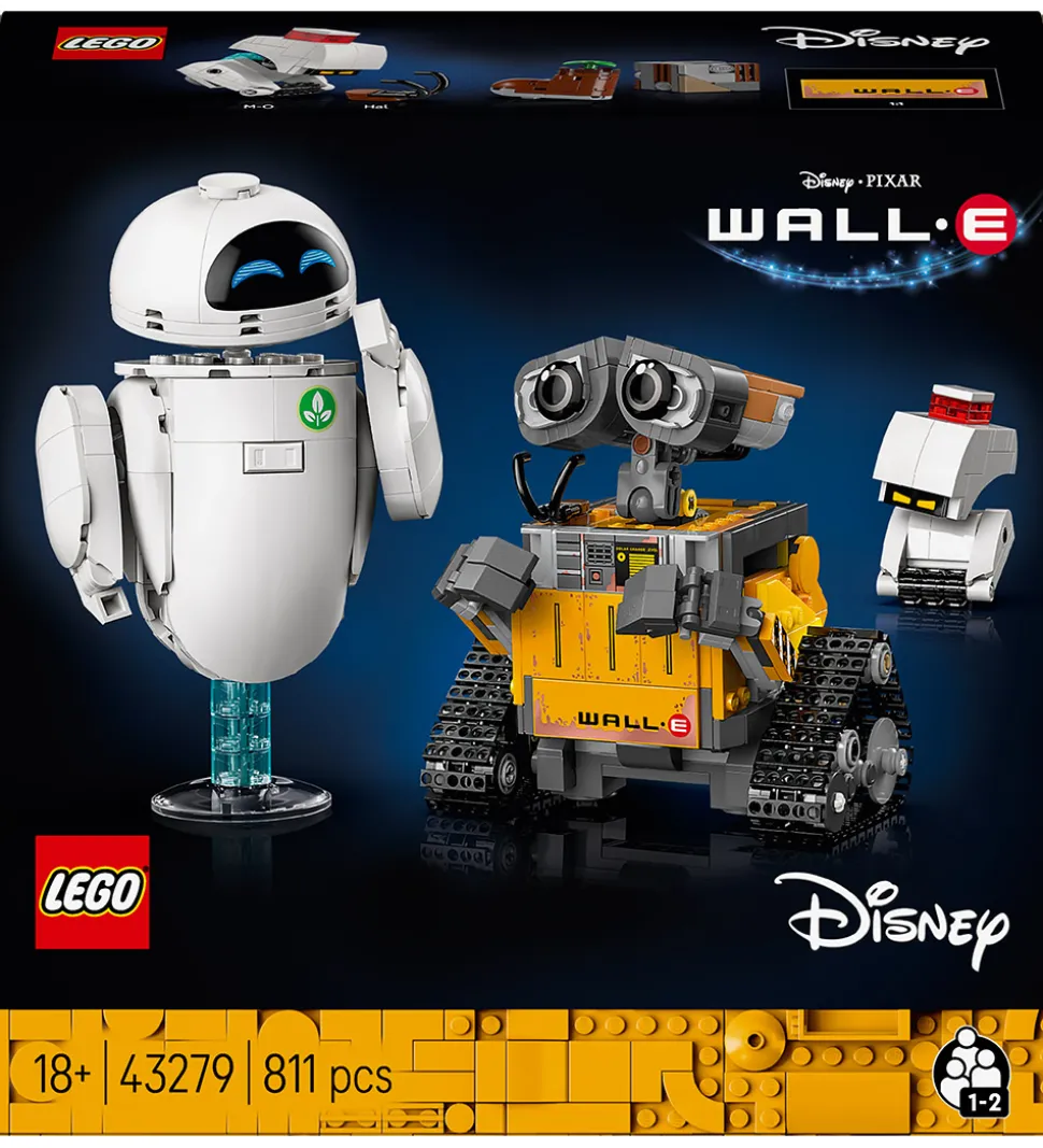 LEGO® Disney - WALL-E Og Eva 43279 - 811 Dele