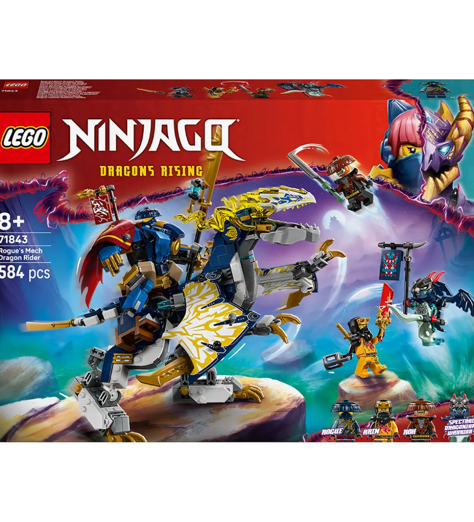 LEGO® Ninjago - Rogues drageflyver-mech 71843 - 584 dele