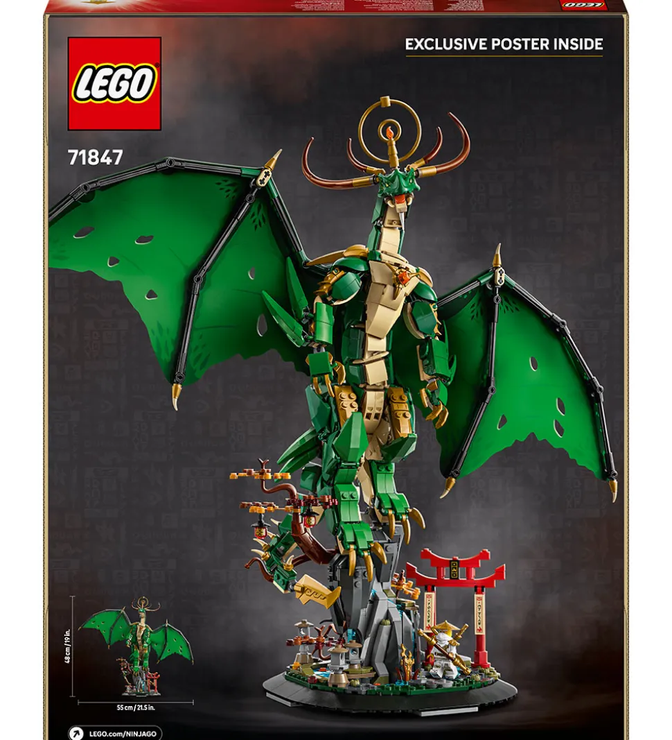 LEGO® Ninjago - Vogterdragen 71847 - 1650 Dele