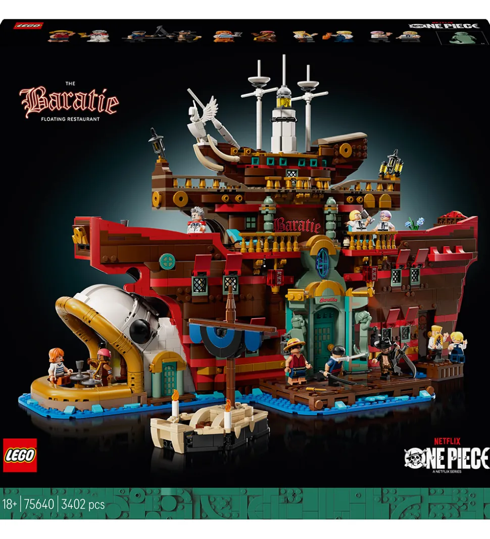 LEGO® One Piece - Den Flydende Restaurant Baratie 75640 - 3402 D
