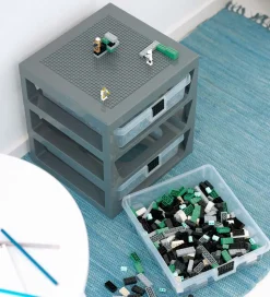 LEGO® Storage Opbevaring m. 3 skuffer - 32x34x37 - Grå