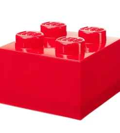 LEGO® Storage Opbevaringsboks - 4 Knopper - Translucent Red