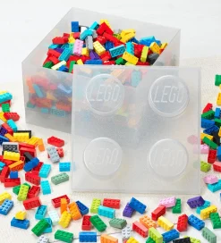 LEGO® Storage Opbevaringsboks - 4 Knopper - Glitter Translucent