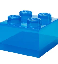 LEGO® Storage Opbevaringsboks - 4 Knopper - Translucent Blue