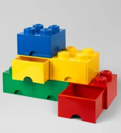 LEGO® Storage Opbevaringsskuffe - 4 Knopper - 25x25x18 - Gul