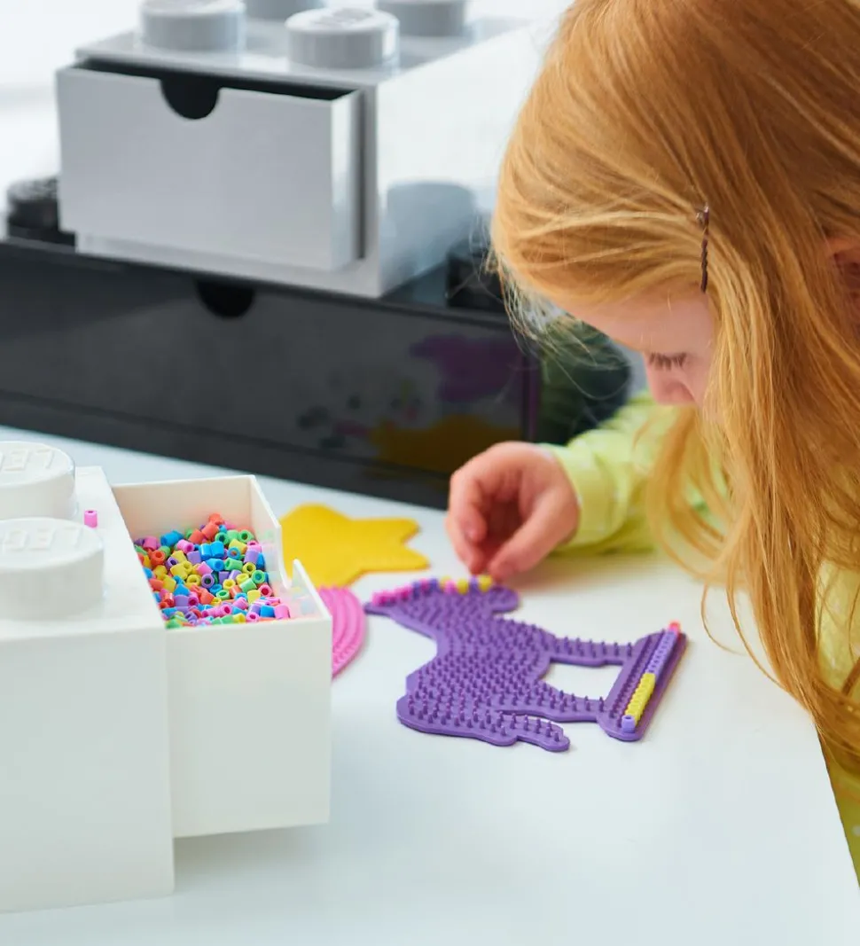 LEGO® Storage Opbevaringsskuffe - 8 Knopper - 31x15x9 - Sort