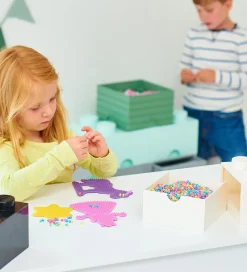 LEGO® Storage Opbevaringsskuffe - 4 Knopper - 15x15x9 - Hvid