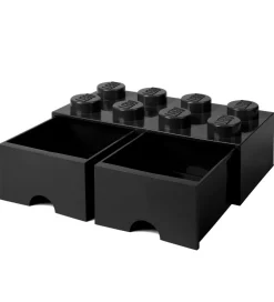 LEGO® Storage Opbevaringsskuffe - 8 Knopper - 50x25x18 - Sort