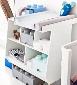 LEGO® Storage Opbevaringsskuffe - 8 Knopper - 50x25x18 - Grå