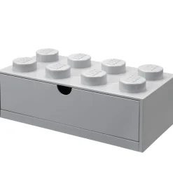 LEGO® Storage Opbevaringsskuffe - 8 Knopper - 31x15x9 - Grå