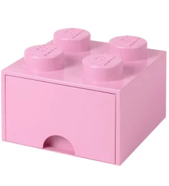 LEGO® Storage Opbevaringsskuffe - 4 Knopper - 25x25x18 - Lys Lil