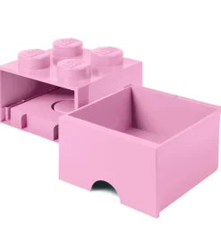 LEGO® Storage Opbevaringsskuffe - 4 Knopper - 25x25x18 - Lys Lil