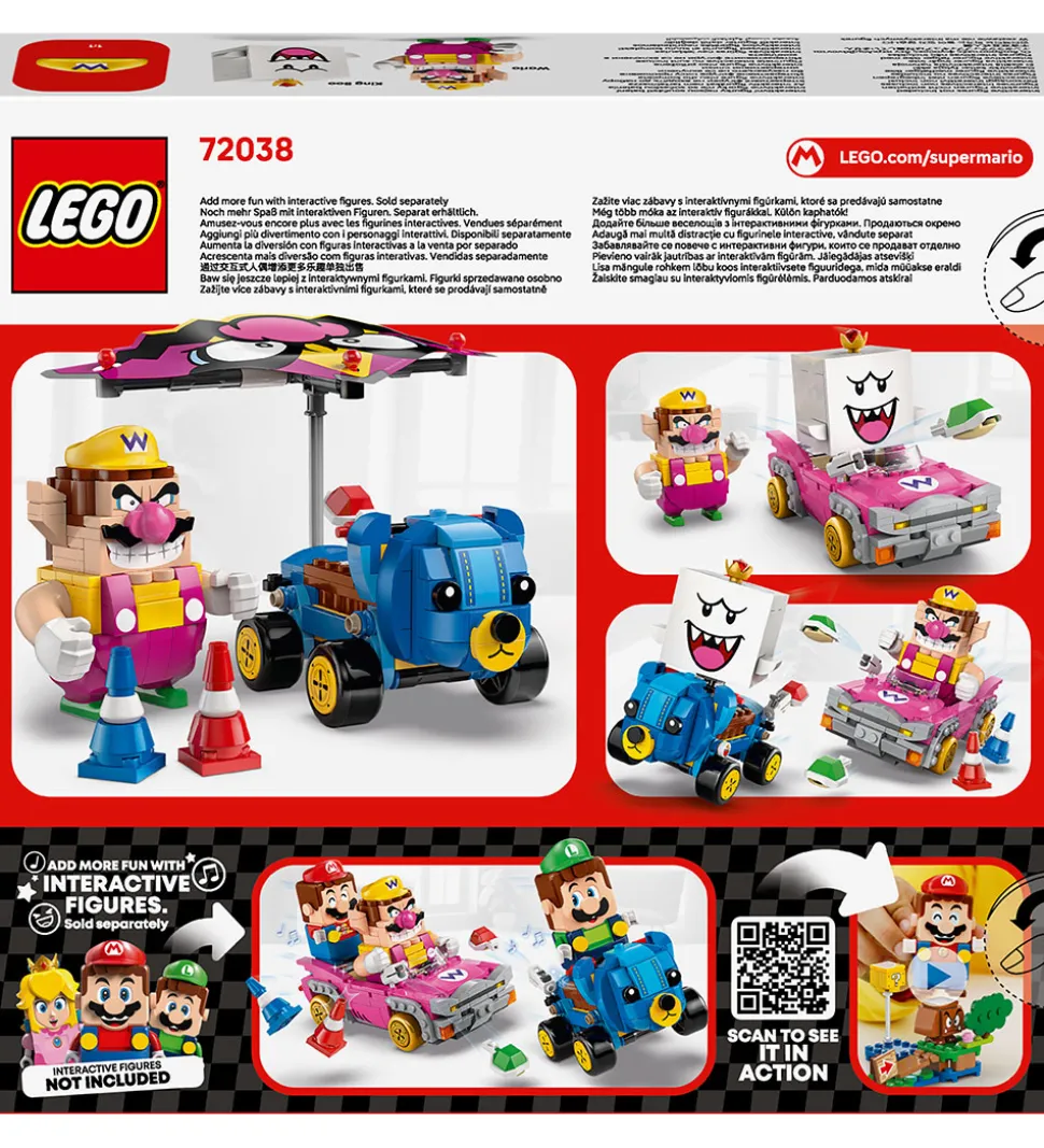 LEGO® Super Mario - Mario Kart Wario Og King Boo 72038 - 512 Del