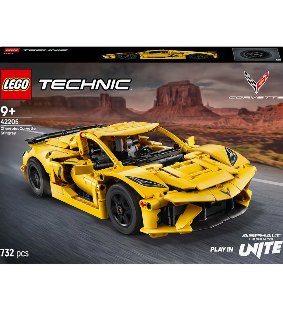 LEGO® Technic - Chevrolet Corvette Stingray 42205 - 732 Dele