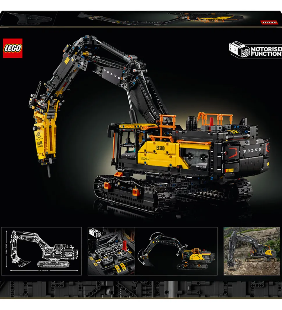LEGO® Technic - Volvo EC500 Hybrid Gravemaskine 42215 - 2359 Del