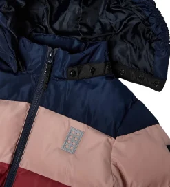 LEGO® Wear Dynejakke - LWJipe 705 - Navy/Dark Rose/Rose/
