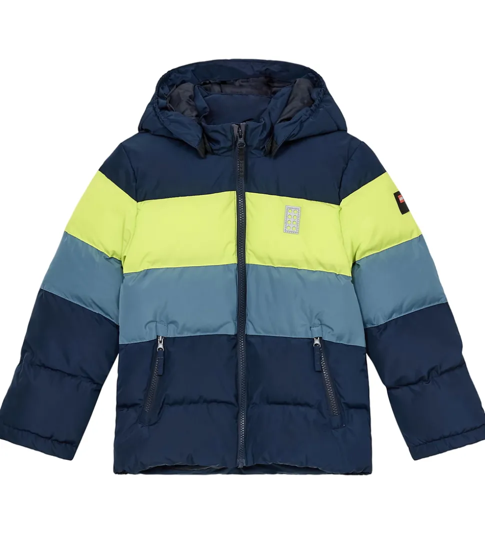 LEGO® Wear Dynejakke - LWJipe 705 - Navy/Blå/Gul