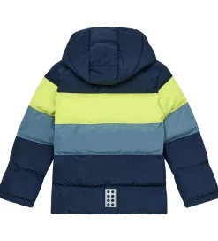 LEGO® Wear Dynejakke - LWJipe 705 - Navy/Blå/Gul