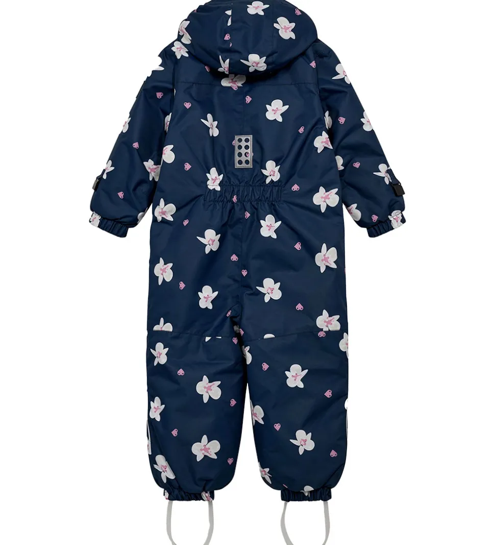 LEGO® Wear Flyverdragt - LWJaz 710 - Navy m. Blomster
