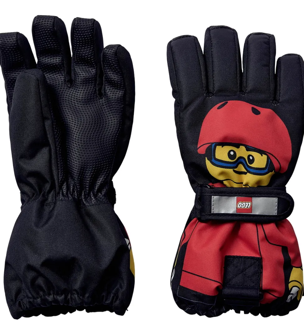 LEGO® Wear Handsker - LWAgan 811 - Sort/Rød