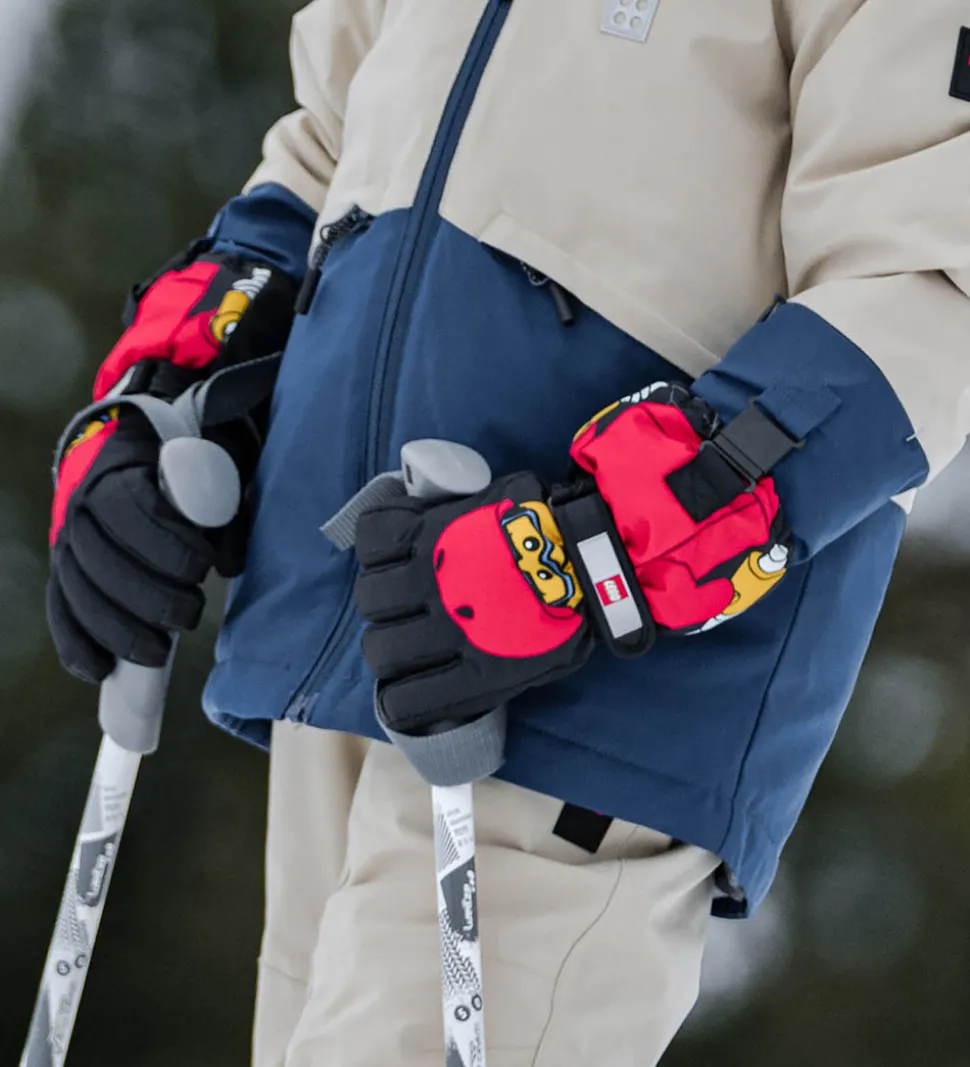 LEGO® Wear Handsker - LWAgan 811 - Sort/Rød