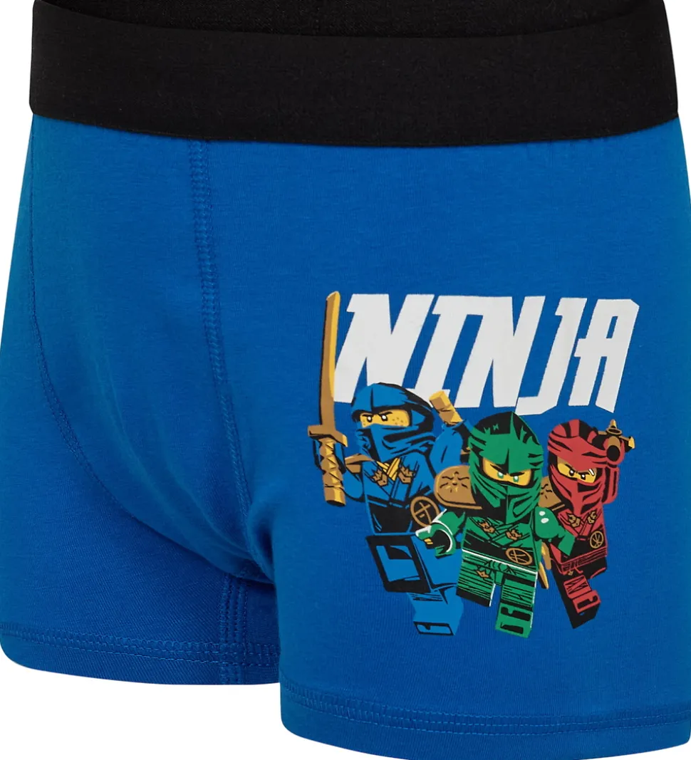 LEGO® Wear Ninjago Boxershorts - 3-pak - LwAgan - Blå/Grøn