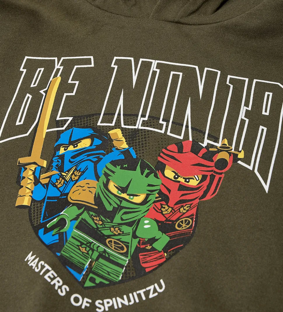 LEGO® Wear Ninjago Hættetrøje - LwsAku - Grøn